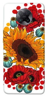 Чохол на Xiaomi Redmi K30 Pro / Poco F2 Pro Соняшники та маки фото 1 з 1