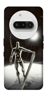 Чехол на Nothing Phone (3a) Серебряный сёрфер фото 1 из 1