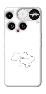 Чохол на Nothing Phone (3) Ukraine map фото 1 з 1