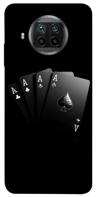 Чохол на Xiaomi Mi 10T Lite / Redmi Note 9 Pro 5G Black Cards фото 1 з 1