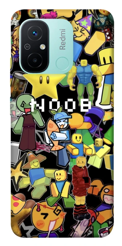 Чохол на Xiaomi Redmi 12C / Poco C55 Roblox Noob фото 1 з 1