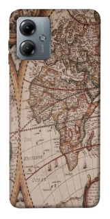 Чехол на Motorola Moto G14 Карта путешествий фото 1 из 1