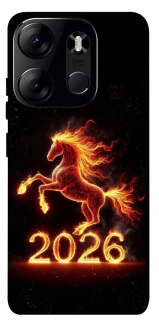 Чохол на Tecno Spark Go 2023 Red Fire Horse ver.1 фото 1 з 1