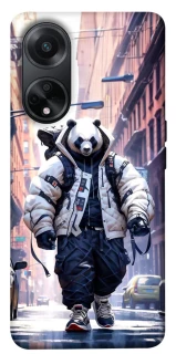 Чехол на Oppo A58 4G Панда курьер фото 1 из 1
