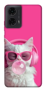 Чохол на Motorola Moto G04 Pink kitty фото 1 Чохол на Motorola Moto G04 Pink kitty фото 1 з 1