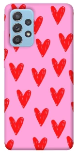 Чехол на Samsung Galaxy A52 4G / A52 5G Red hearts 2 фото 1 из 1