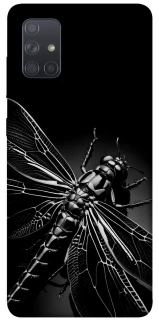 Чохол на Samsung Galaxy A71 Black dragonfly фото 1 з 1