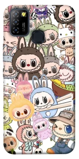 Чохол на Infinix Hot 10 Lite All Labubus фото 1 з 1