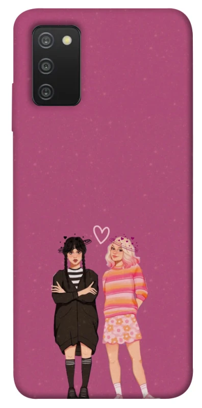 Чохол на Samsung Galaxy A03s Raven & Rainbow Wednesday фото 1 з 1