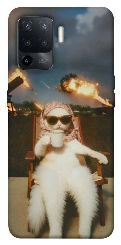 Чохол на Oppo Reno 5 Lite Exploding Kittens ver.1 фото 1 з 1