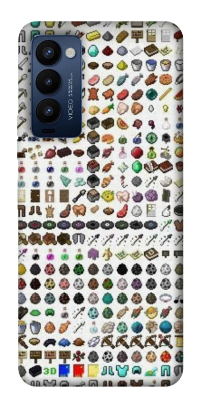 Чохол на TECNO Camon 18 Pro Minecraft v2 фото 1 з 1
