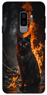 Чехол на Samsung Galaxy S9+ Огненный кот фото 1 из 1