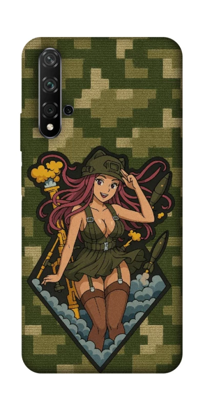 Чохол на Huawei Honor 20 / Nova 5T Military Waifu фото 1 з 1