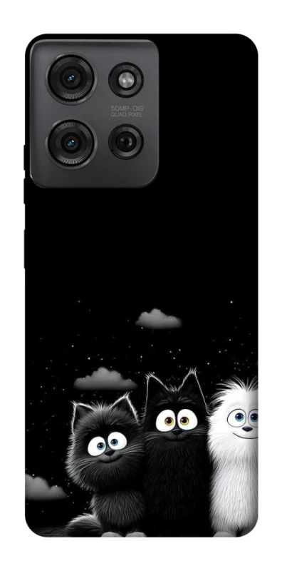 Чехол на Motorola Moto G75 Three Cats фото 1 из 1