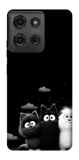 Чехол на Motorola Moto G75 Three Cats фото 1 из 1