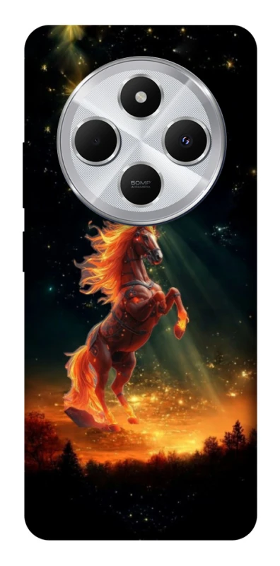 Чохол на Xiaomi Redmi 14C / Poco C75 Red Fire Horse ver.2 фото 1 з 1