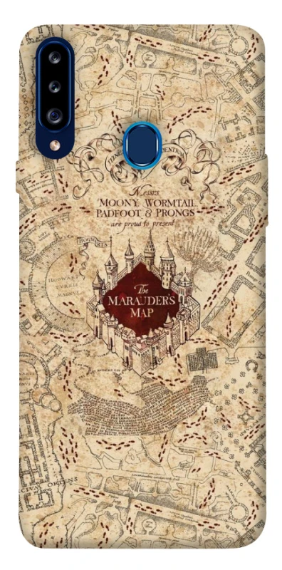 Чохол на Samsung Galaxy A20s Harry Potter Marauder's Map фото 1 з 1