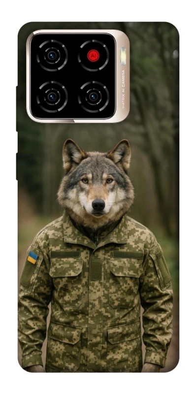 Чохол на ZTE Blade A56 Вовк захисник фото 1 з 1