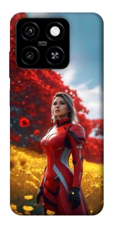 Чохол на ZTE Blade A55 4G Cyber space girl ver.5 фото 1 з 1