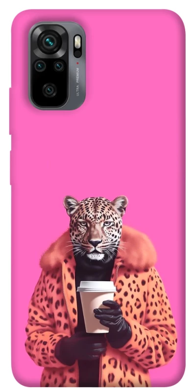 Чохол на Xiaomi Poco M5s Леопард з кавою фото 1 з 1