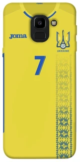 Чохол на Samsung J600F Galaxy J6 (2018) UA-Football ver.3 фото 1 з 1