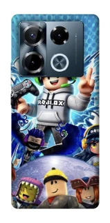 Чехол на Infinix Note 40 Pro 4G Roblox collage ver.3 фото 1 из 1