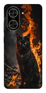 Чохол на Xiaomi Poco C71 Вогняний кіт фото 1 з 1