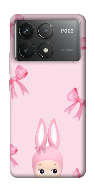Чохол на Xiaomi Poco F6 Pro Ribbon Bunny фото 1 з 1