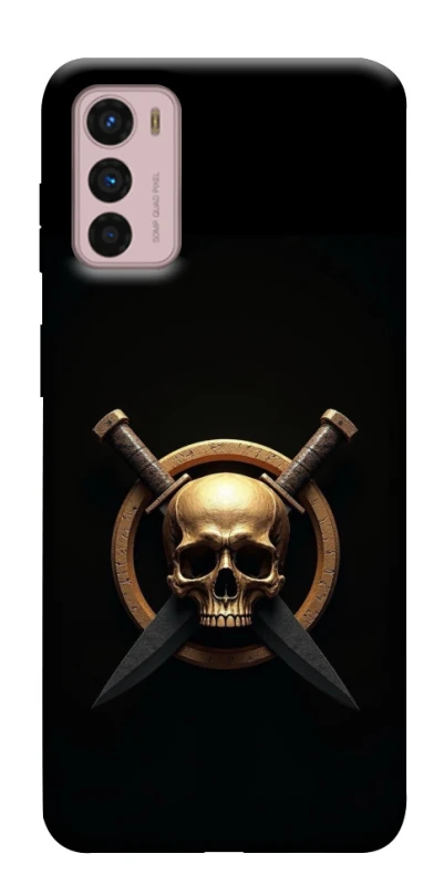 Чохол на Motorola Moto G42 Golden Skull фото 1 з 1