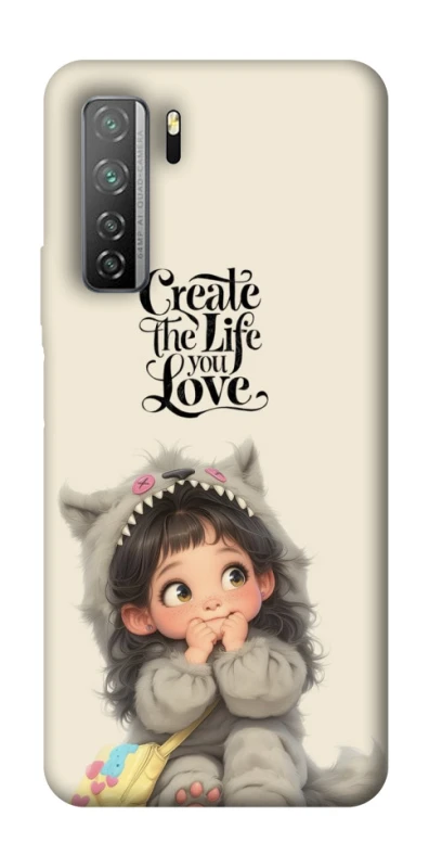 Чохол на Huawei Nova 7 SE Create the life you love фото 1 з 1