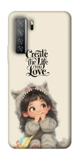 Чохол на Huawei Nova 7 SE Create the life you love фото 1 з 1