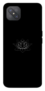 Чохол на Oppo A92s Black Lotus фото 1 Чохол на Oppo A92s Black Lotus фото 1 з 1