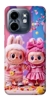 Чехол на Infinix Smart 9 4G / Hot 50i Labubu twins ver.2 фото 1 из 1