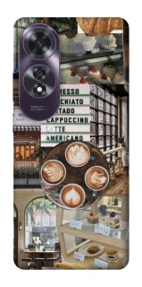 Чохол на Oppo A60 Coffee collage ver.5 фото 1 з 1