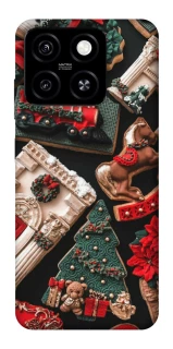 Чехол на ZTE Blade A55 4G Новогодний v20 фото 1 из 1