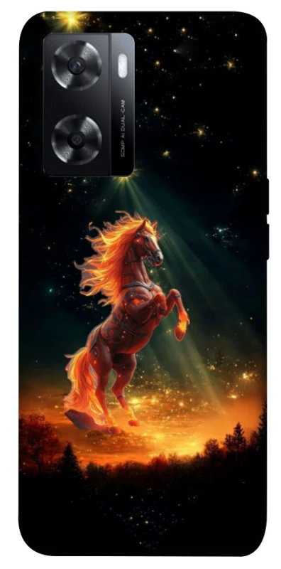 Чохол на Oppo A57s Red Fire Horse ver.2 фото 1 з 1