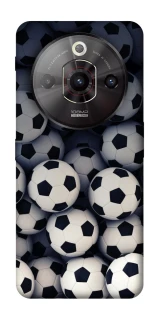 Чехол на ZTE Nubia Focus Pro Футбольные мячи фото 1 из 1