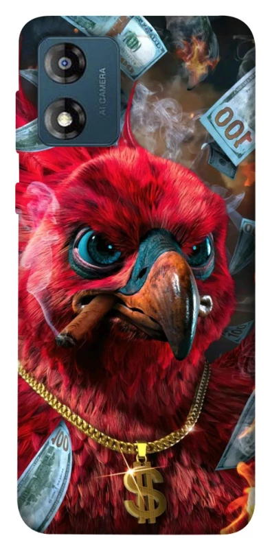 Чохол на Motorola Moto E13 Папуга фото 1 з 1