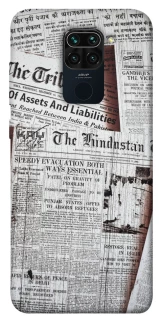 Чехол на Xiaomi Redmi Note 9 / Redmi 10X Газеты фото 1 из 1