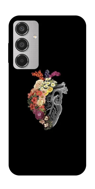 Чохол на Samsung Galaxy M35 Heart with flowers фото 1 з 1