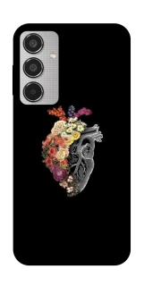 Чохол на Samsung Galaxy M35 Heart with flowers фото 1 з 1