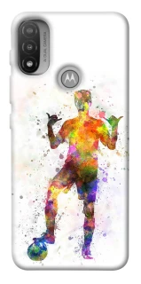 Чохол на Motorola Moto E20 Football Player v3 фото 1 з 1