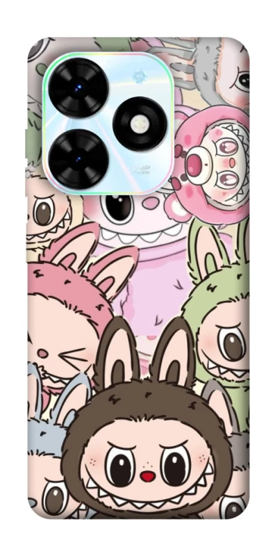 Чохол на TECNO Spark Go 2024 All Labubu 3 фото 1 з 1