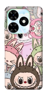 Чохол на TECNO Spark Go 2024 All Labubu 3 фото 1 з 1