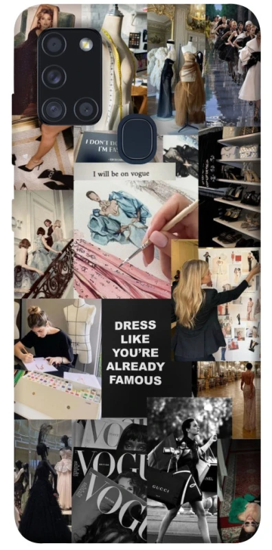 Чохол на Samsung Galaxy A21s Fashion collage ver.11 фото 1 з 1