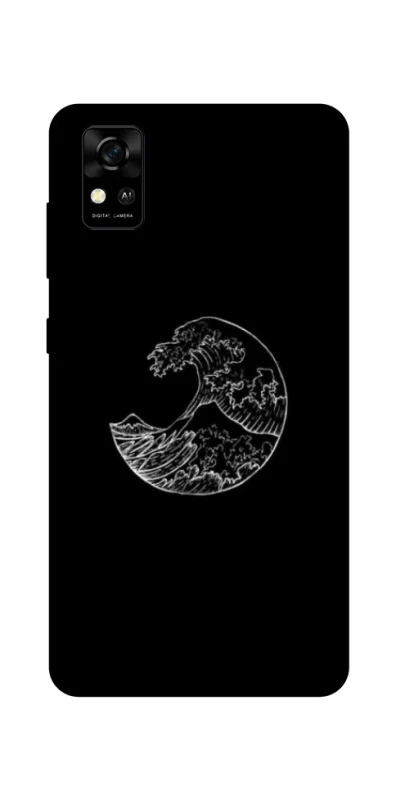 Чехол на ZTE Blade A31 Black tsunami фото 1 из 1