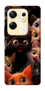 Чохол на Infinix Zero 30 4G happy cats фото 1 з 1