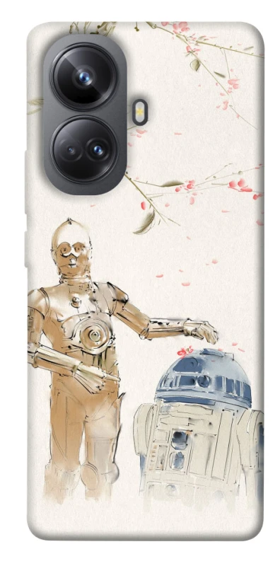 Чехол на Realme 10 Pro+ Star Wars robots фото 1 из 1