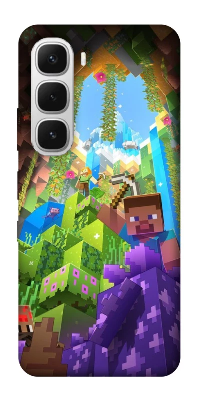 Чохол на Infinix Hot 60i Minecraft forever фото 1 з 1