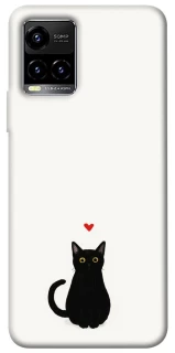 Чохол на Vivo Y21 / Y33s cat in love фото 1 з 1